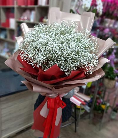 Букет цветов из: Гипсофила в Молодежный