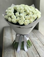 Букет 35 Белых роз в Молодежный