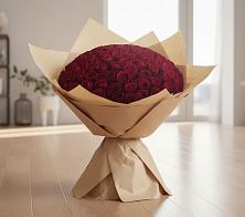 Букет 101 Красная роза в Молодежный