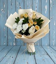 Букет цветов из:  Розы и Хризантемы в Молодежный