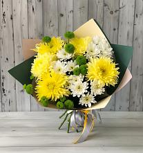 Букет цветов из:  Хризантемы в Молодежный