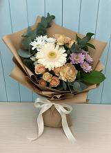 Букет цветов из:  Герберы и Хризантемы в Молодежный