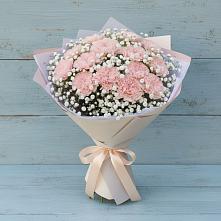 Букет цветов из:  Гвоздики в Молодежный