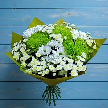 Букет цветов из:  Хризантемы в Молодежный