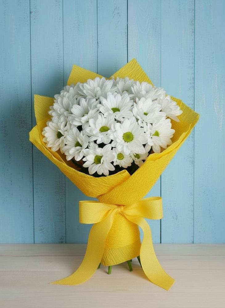 Букет цветов из: Хризантемы в Молодежный