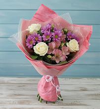 Букет цветов из:  Герберы в Молодежный