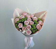 Букет цветов из:  Розы и Хризантемы в Молодежный