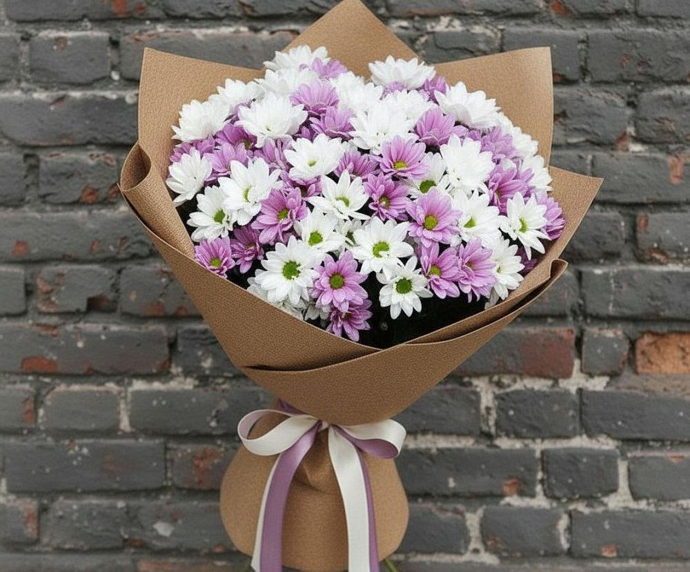 Букет цветов из: Хризантемы в Молодежный