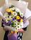 Букет цветов из: Ирисы, Хризантемы и Розы в Молодежный