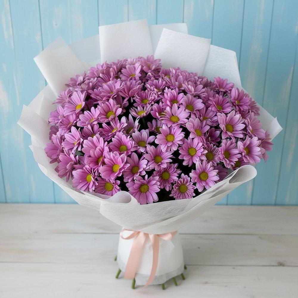 Букет цветов из: Хризантемы в Молодежный