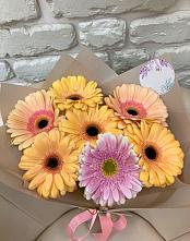 Букет цветов из:  Герберы в Молодежный