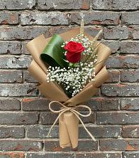 Букет цветов из:  Розы в Молодежный