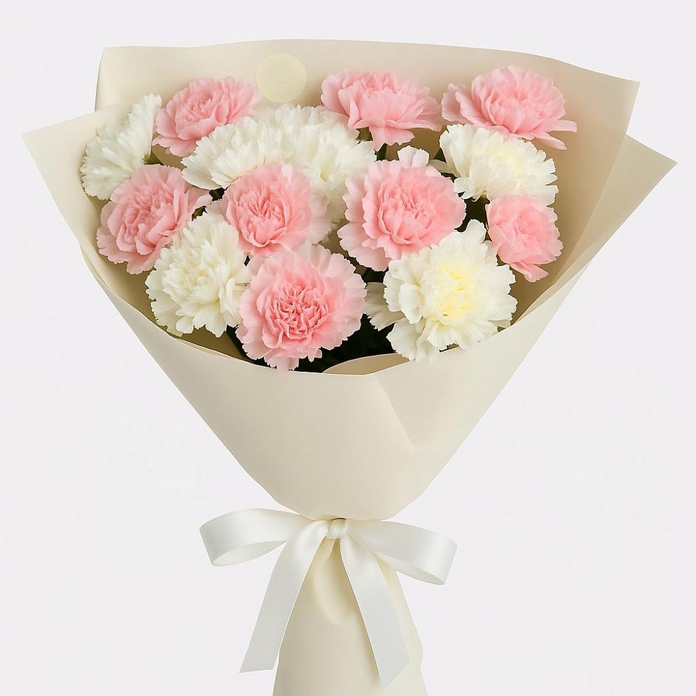 Букет цветов из: Гвоздики в Молодежный