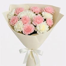 Букет цветов из:  Гвоздики #REPLACE_PRED# Молодежный