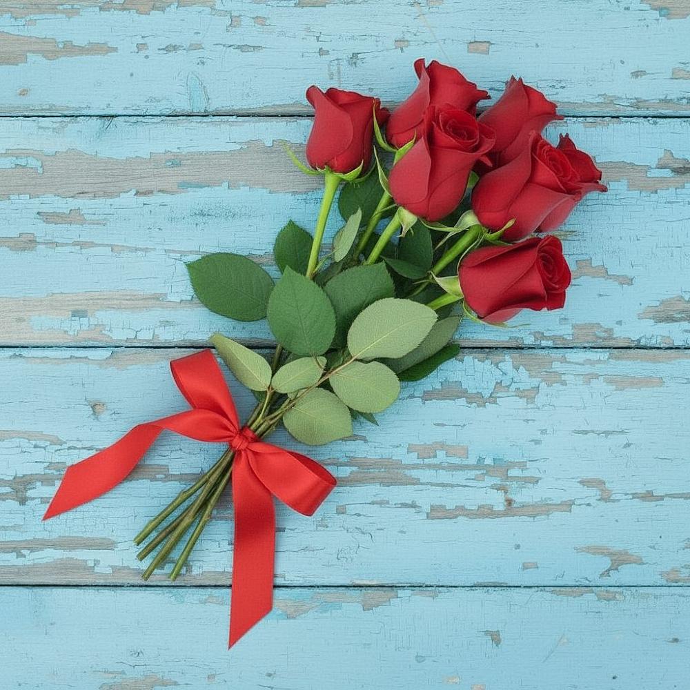Букет Красные розы в Молодежный