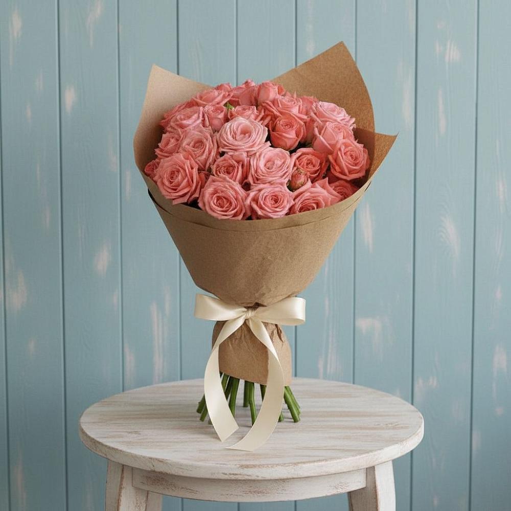 Букет цветов из: Розы в Молодежный