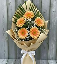 Букет цветов из:  Герберы #REPLACE_PRED# Молодежный