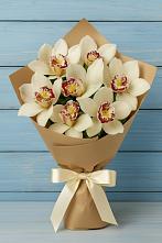 Букет цветов из:  Орхидеи и Розы в Молодежный